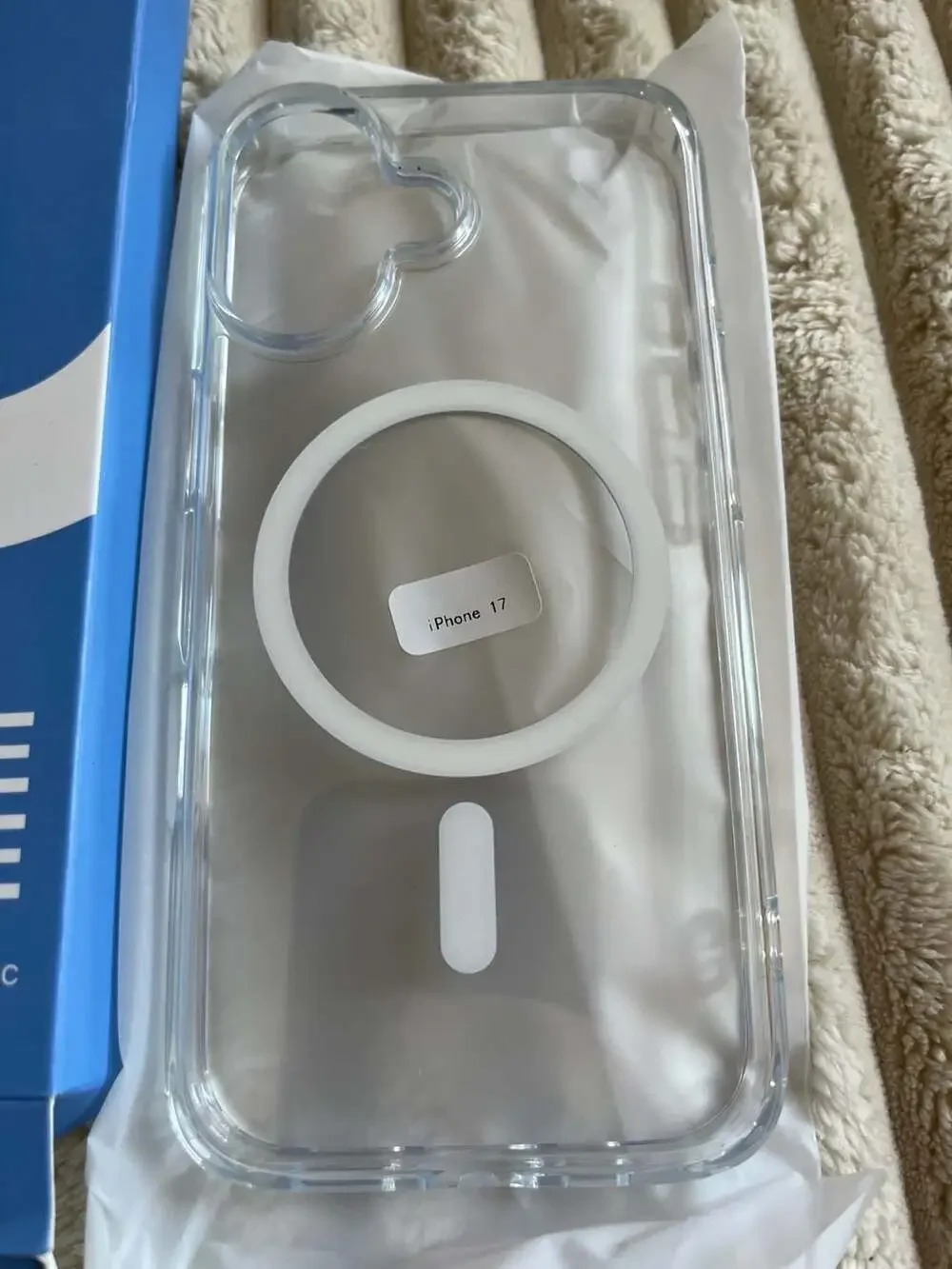 KCQNine Magnetic Clear Protective Phone Case for iPhone 17